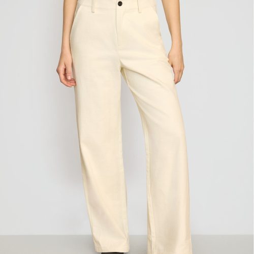 aster herringbone denim pant cream 2