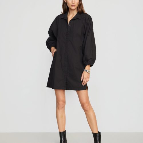 clara open back button down dress black 4 ff3cf695 1510 465f 9c88 0be8d7b76549