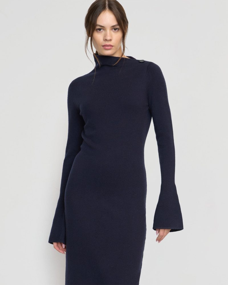 keaton bell sleeve midi dress navy 2 0204cf63 f595 4c91 9d1c a4fe329c9446