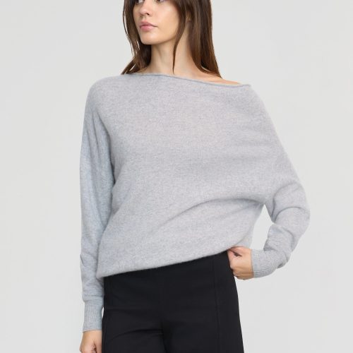 lan cashmere off shoulder sweater heather grey 4 3a56641e a3e5 46f1 90dd cce0a4dd0697