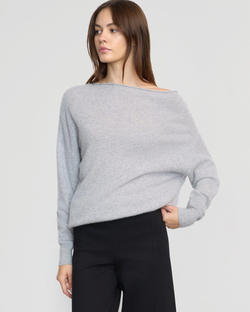 lan cashmere off shoulder sweater heather grey 4 3a56641e a3e5 46f1 90dd cce0a4dd0697