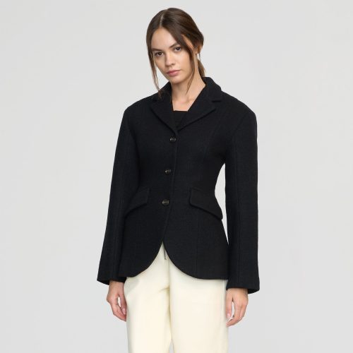 marina wool blend sculpted blazer black 0 48fe7865 13ac 4840 aa63 ec40050487a0