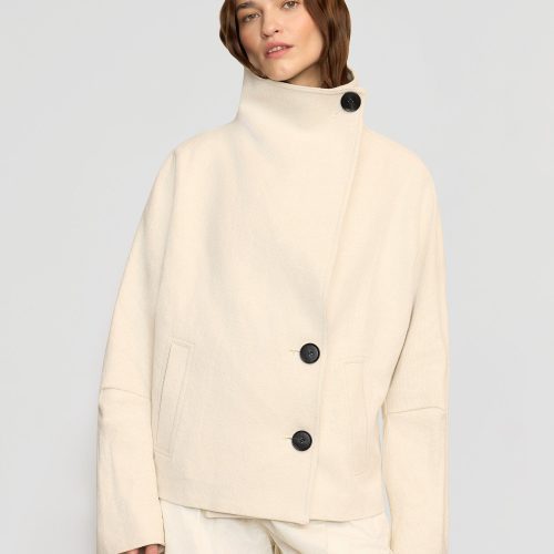 pascia collared canvas peacoat natural cream 4