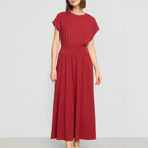 prima jersey midi dress crimson 3