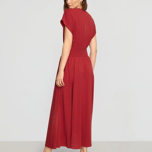 prima jersey midi dress crimson 5