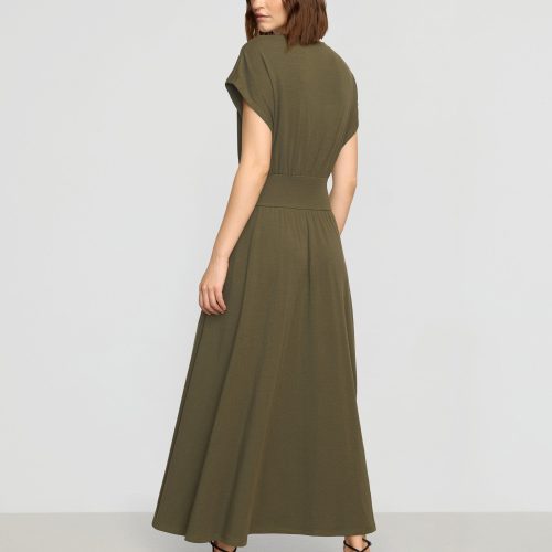 prima jersey midi dress olive 5