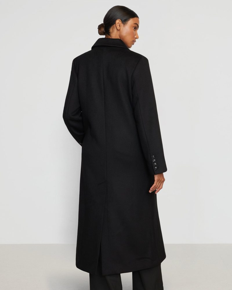 ravenna wool blend maxi coat black 5